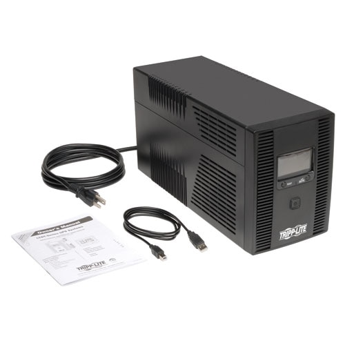 Thumbnail 6 of 9 for Eaton Tripp Lite Series UPS Smart 1300VA 720W Tower LCD Battery Back Up AVR Coax RJ45 USB - UPS - 720 Watt - 1300 VA