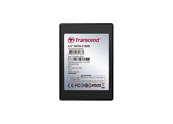 Transcend SSD630 - solid state drive - 128 GB - SATA 3Gb/s