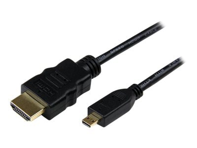 StarTech.com 3m Micro HDMI to HDMI Cable with Ethernet - 4K - Adapter Cable