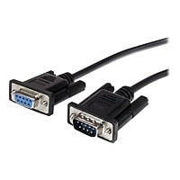 StarTech.com 2m Black Straight Through DB9 RS232 Serial Cable - M/F