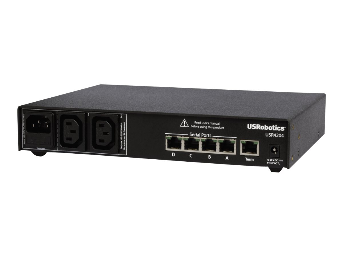 USRobotics Courier Console Port Server & Remote Power Switch Hybrid 4204 -