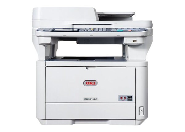 OKI MB 491+LP MFP - multifunction printer ( B/W )