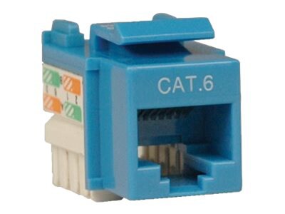 Tripp Lite Cat6/Cat5e 110 Punch Down Keystone Jack - modular insert