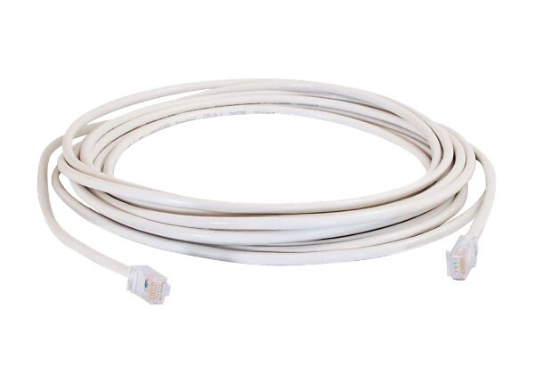 C2G Cat5e Non-Booted Unshielded (UTP) Network Patch Cable - patch cable - 1.5 m - white