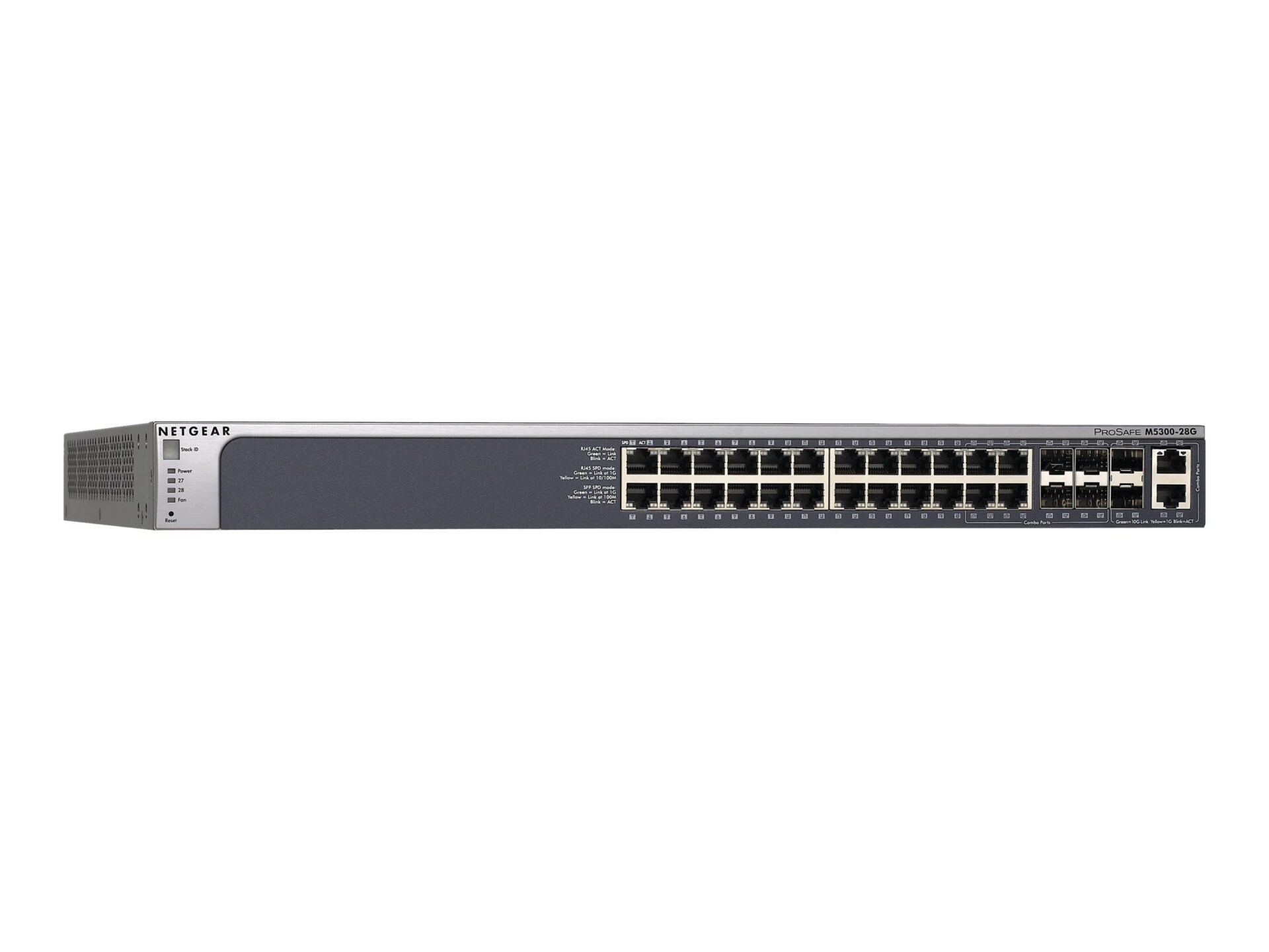 NETGEAR 24-Port Fully Managed Switch M5300/SFP+/10GBASE-T/L2+ (GSM7228S)