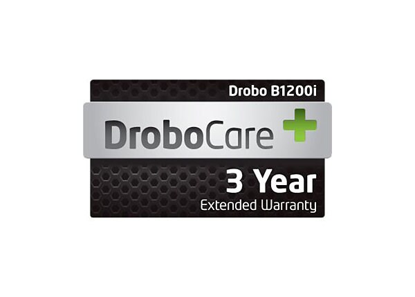 DroboCare B1200i - extended service agreement - 3 years - shipment
