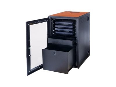 Spectrum Instructor Media Console Equipment Rack - pedestal - black