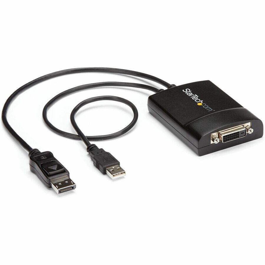 StarTech.com DisplayPort to DVI Dual Link Active Adapter, DisplayPort to DVI-D Adapter/Video Converter 2560x1600 60Hz,