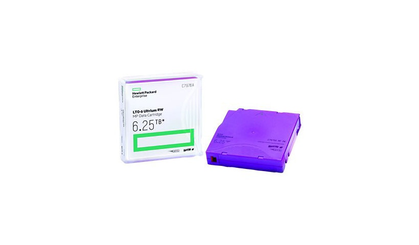 HPE LTO Ultrium 6 6.25 TB Data Cartridge
