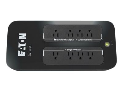 Eaton 3S UPS 350VA 200W Battery Backup Standby UPS 120V 8 Outlet 5-15P