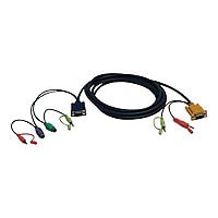 Tripp Lite Cable Kit for B006-VUA4-K-R KVM Switch 10ft VGA/PS2/Audio Combo