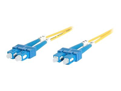 StarTech.com 2m Fiber Optic Cable - Single-Mode Duplex 9/125 - LSZH - SC/SC - OS1 - SC to SC Fiber Patch Cable