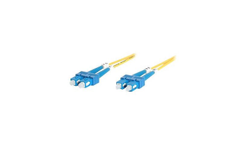 StarTech.com 2m Fiber Optic Cable - Single-Mode Duplex 9/125 - LSZH - SC/SC - OS1 - SC to SC Fiber Patch Cable