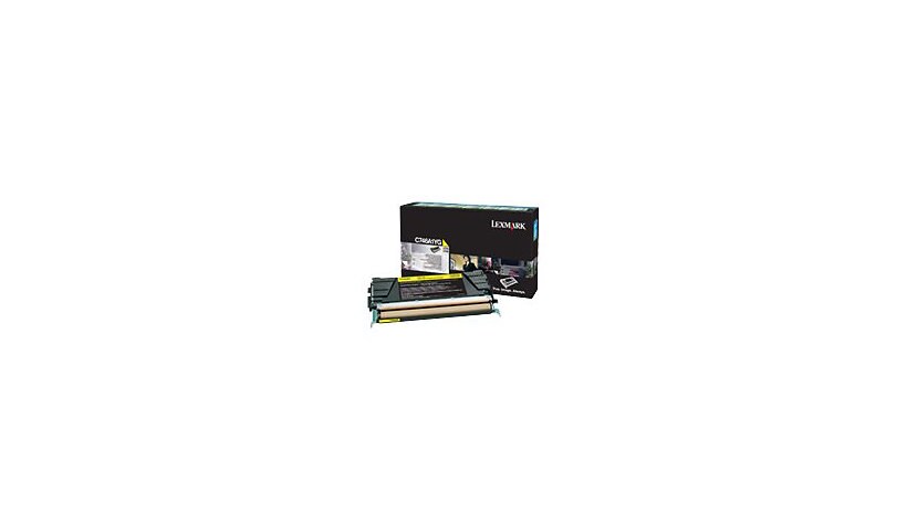 Lexmark - yellow - original - toner cartridge - LRP - TAA Compliant