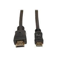 Eaton Tripp Lite Series High-Speed HDMI to Mini HDMI Cable with Ethernet (M/M), 3 ft. - HDMI cable with Ethernet - 3 ft