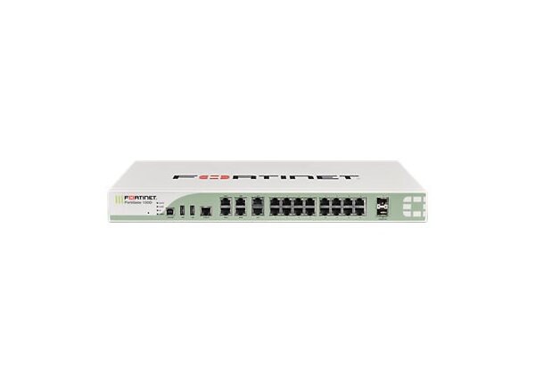 Fortinet FortiGate 100D - security appliance - with 1 year FortiCare 24X7 Comprehensive Support + 1 year FortiGuard