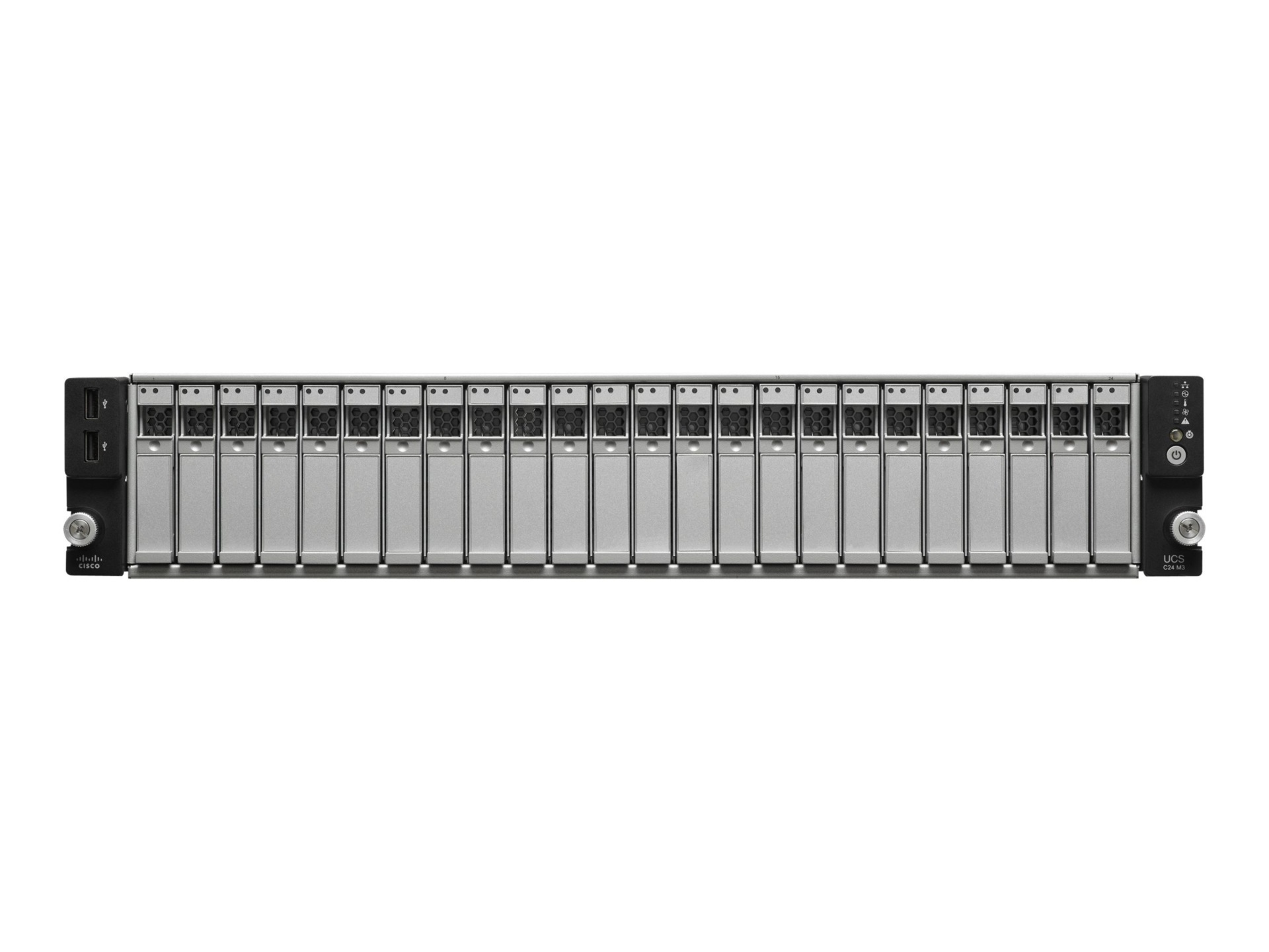 Cisco UCS C24 M3 High-Density Rack-Mount Server Small Form Factor - rack-mountable - no CPU - 0 GB - no HDD