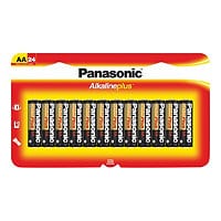 Panasonic Alkaline Plus LR6PA/24B battery - 24 x AA type - alkaline