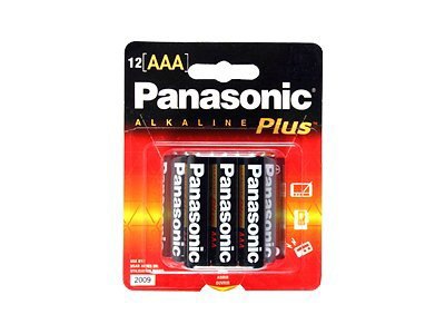 Panasonic Alkaline Plus AM-4PA battery - 12 x AAA - alkaline