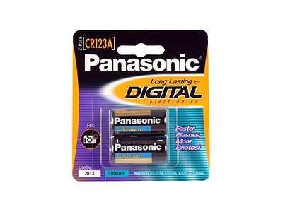 Panasonic Long Lasting for Digital Electronics CR-123APA camera battery - 2