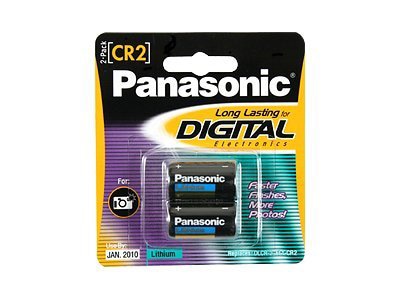 Panasonic Long Lasting for Digital Electronics CR-2PA camera battery - 2 x