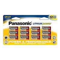 Panasonic Photo Power Large Family Pack battery - 12 x CR123 - Li