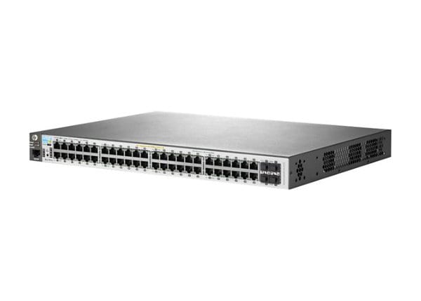 Aruba 2530-48G-PoE+ - switch - 48 ports - managed - desktop, rack-mountable, wall-mountable