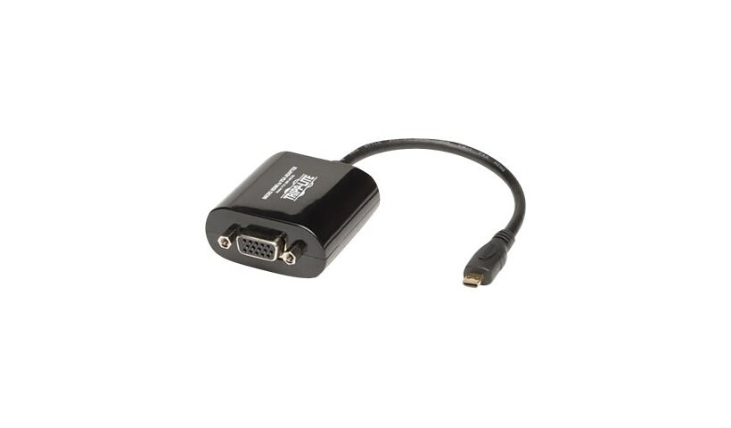 Tripp Lite Micro HDMI to VGA Adapter for Smartphones Tablets Ultrabooks