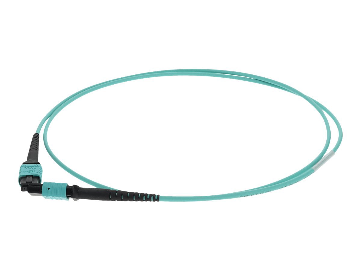 Proline 1m MPO (F)/MPO (F) 12-Strand Aqua OM3 Crossover OFNR Patch Cable