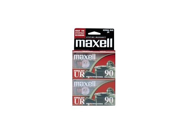 Maxell UR 90 cassette - 2 x 90min