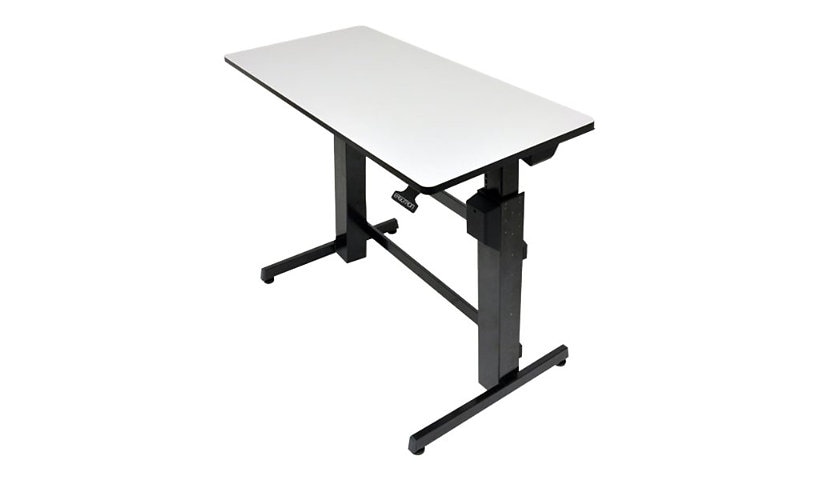 Ergotron WorkFit-D Sit-Stand Desk - sit/standing desk - rectangular - light gray