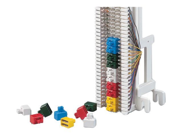 Siemon S66 Colored Bridging Clips - network bridging clips