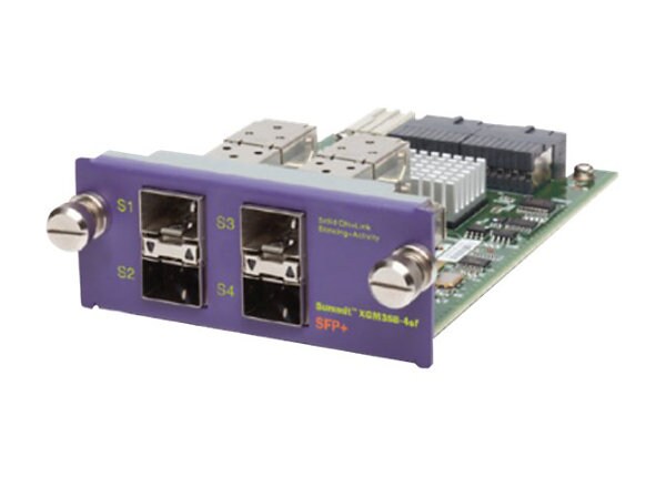 Extreme Networks XGM3SB-4sf - expansion module - 4 ports