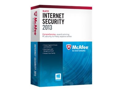 McAfee Internet Security 2013 - box pack (1 year) - 3 PCs