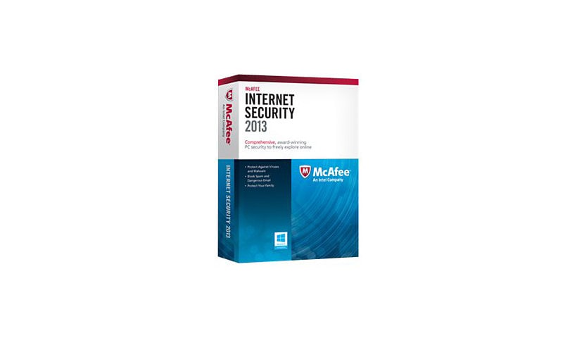 McAfee Internet Security 2013 - box pack (1 year) - 3 PCs