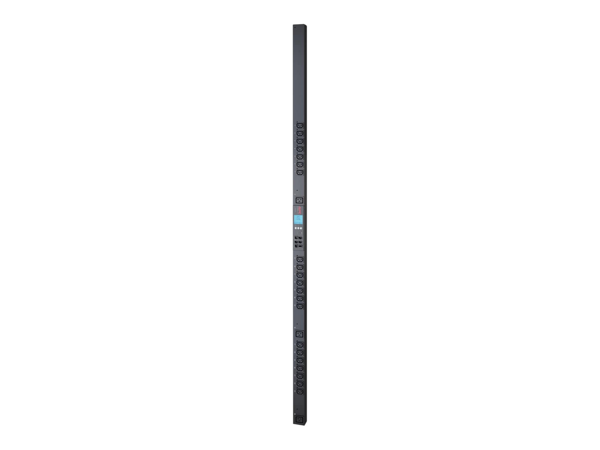 Rack PDU 2G, Metered by Outlet with Switching, ZeroU, 20A, 208V, (21) C13 &