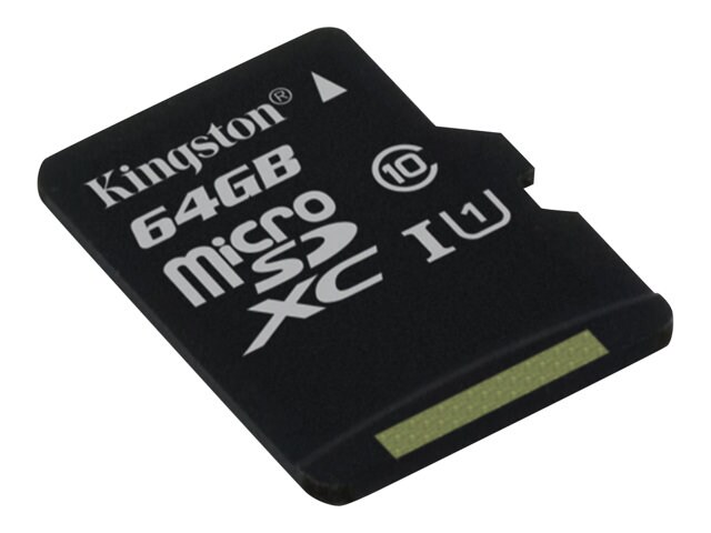 Kingston - flash memory card - 64 GB - microSDXC