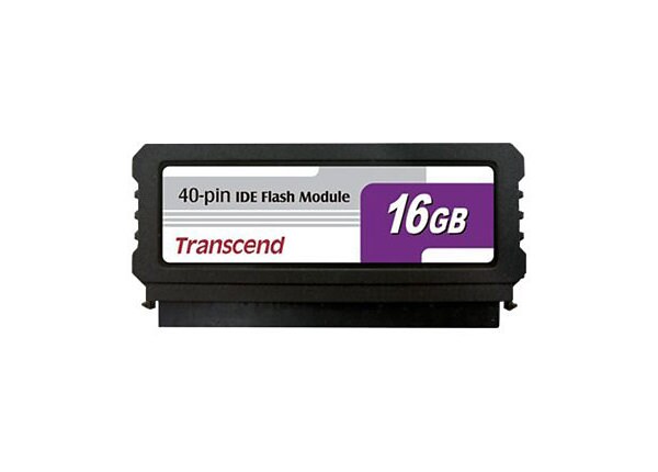 Transcend IDE Flash Module Vertical - solid state drive - 16 GB - IDE