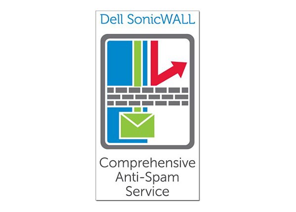 Dell SonicWALL Comprehensive Anti-Spam Service for NSA 4500 Series - subscription license ( 3 years )