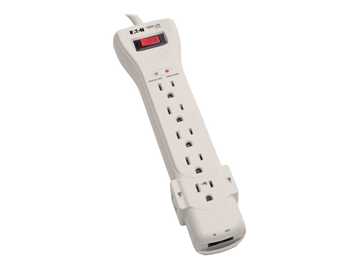 Tripp Lite Surge Protector Strip 120V 7 Outlet RJ11 15' Cord 2520 Joules