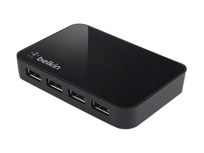 Belkin SuperSpeed USB 3.0 4-Port Hub - hub - - F4U058TT - USB Cables -
