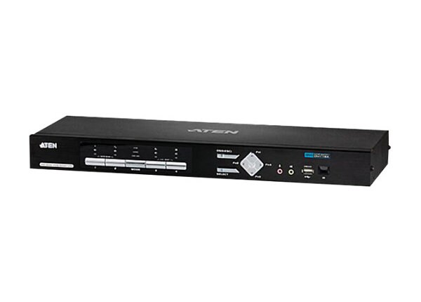 ATEN CM1164 4-port USB DVI-D KVMP Control Center - KVM / audio / USB switch - 4 ports