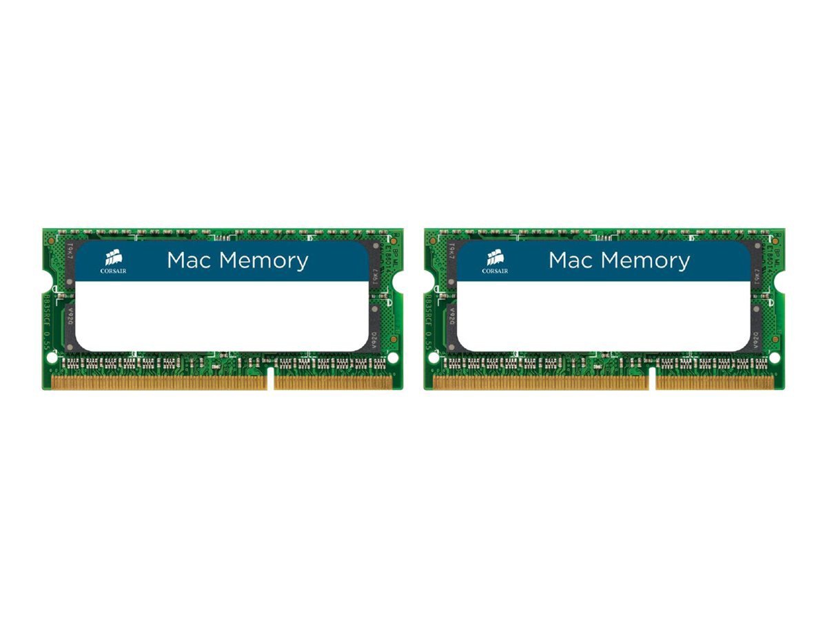 CORSAIR Mac Memory - DDR3 - kit - 8 GB: 2 x 4 GB - SO-DIMM 204-pin - unbuff