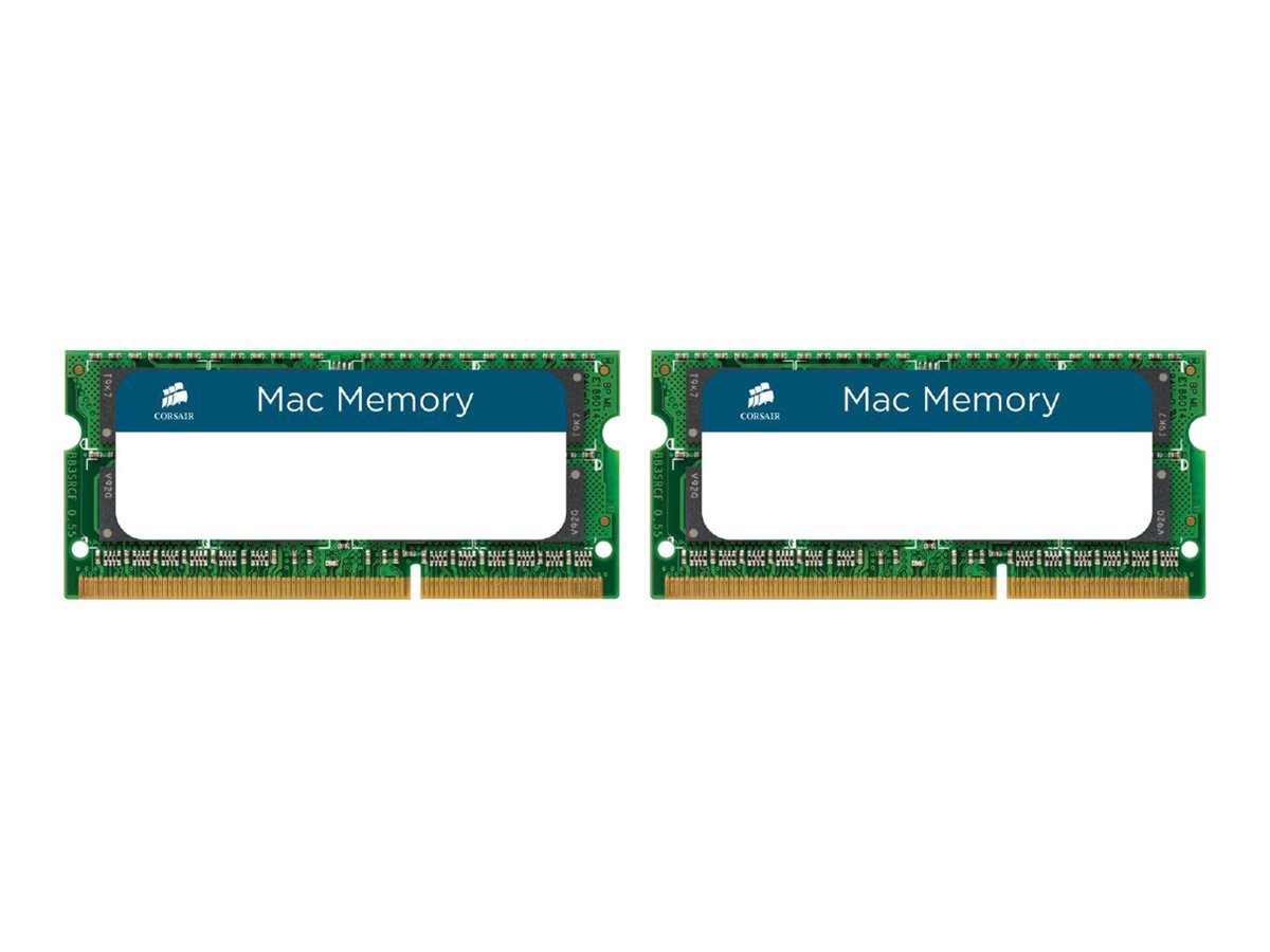 CORSAIR Mac Memory - DDR3 - kit - 8 GB: 2 x 4 GB - SO-DIMM 204-pin - unbuff