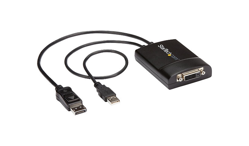 StarTech.com DisplayPort to DVI Dual Link Active Adapter - DP to DVI-D Video Converter - 2560x1600