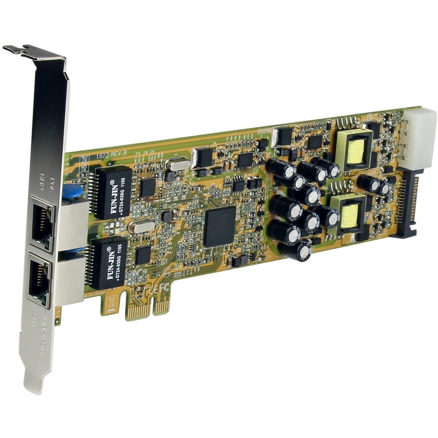 Thumbnail 3 of 5 for StarTech.com Dual Port PCI Express Gigabit Ethernet Network Card Adapter - 2 Port PCIe NIC 10/100/100 Server TAA
