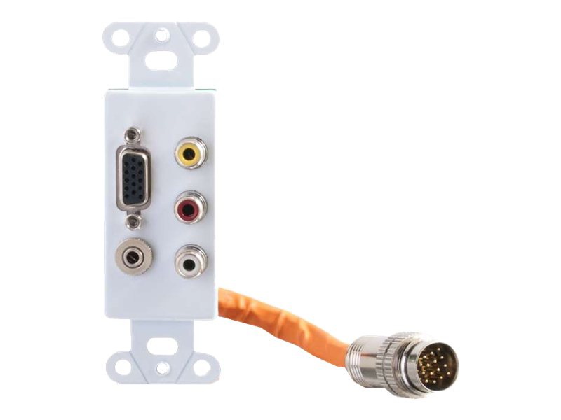 C2G RapidRun Integrated VGA (HD15) + 3.5mm + Composite Video + Stereo Audio