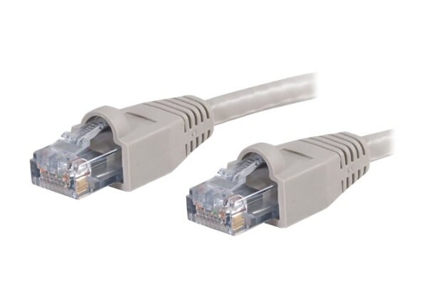 C2G 10ft Cat6 Snagless UTP Unshielded Ethernet Network Patch Cable (USA) - Gray - patch cable - 10 ft - gray