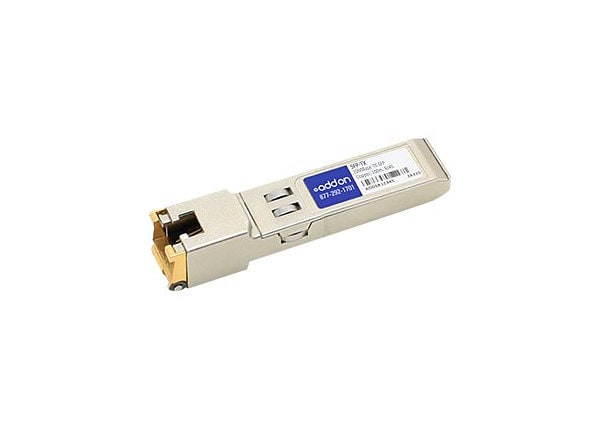 AddOn MSA Compliant 1000Base-TX SFP Transceiver - SFP (mini-GBIC) transceiver module - Gigabit Ethernet