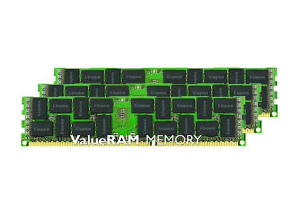 Kingston ValueRAM - DDR3 - 48 GB: 3 x 16 GB - DIMM 240-pin
